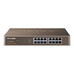 TP-Link TL-SF1016DS - Switch - 16 x 10/100 - desktop, montabile su rack