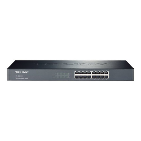 TP-Link TL-SG1016 - Switch - 16 x 10/100/1000 - montabile su rack