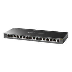 TP-Link TL-SG116E Unmanaged Pro - Switch - unmanaged - 16 x 10/100/1000 - desktop