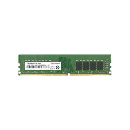 Transcend - DDR4 - modulo - 16 GB - DIMM 288-PIN - 2666 MHz / PC4-21300 - CL19 - 1.2 V - senza buffer - non ECC