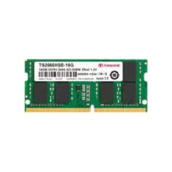 Transcend - DDR4 - modulo - 16 GB - SO DIMM 260-pin - 2666 MHz / PC4-21300 - CL19 - 1.2 V - senza buffer - non ECC