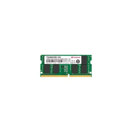 Transcend - DDR4 - modulo - 16 GB - SO DIMM 260-pin - 2666 MHz / PC4-21300 - CL19 - 1.2 V - senza buffer - non ECC