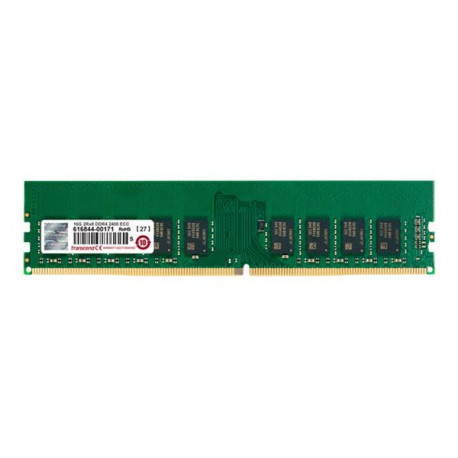 Transcend - DDR4 - modulo - 4 GB - DIMM 288-PIN - 2400 MHz / PC4-19200 - CL17 - 1.2 V - senza buffer - ECC