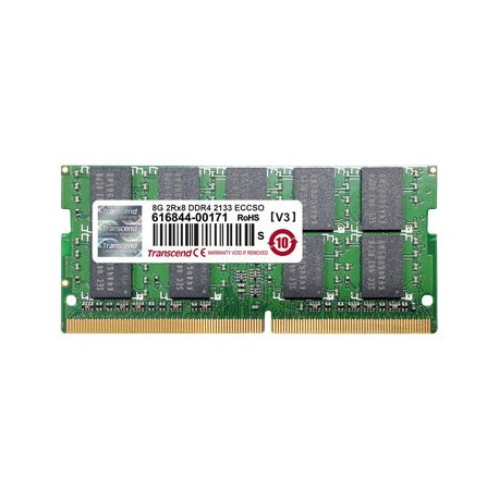 Transcend - DDR4 - modulo - 4 GB - SO DIMM 260-pin - 2133 MHz / PC4-17000 - CL15 - 1.2 V - senza buffer - ECC