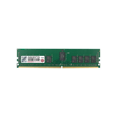 Transcend - DDR4 - modulo - 8 GB - DIMM 288-PIN - 2400 MHz / PC4-19200 - CL17 - 1.2 V - registrato - ECC