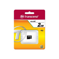 Transcend - Scheda di memoria flash - 2 GB - microSD