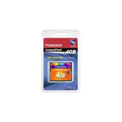 Transcend - Scheda di memoria flash - 4 GB - 133x - CompactFlash