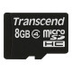 Transcend - Scheda di memoria flash - 8 GB - Class 4 - microSDHC