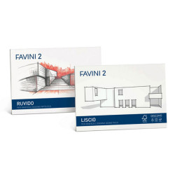 Album Favini 2 - 24 x 33 cm - 110 gr - 20 fogli - liscio squadrato - Favini