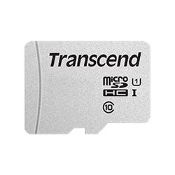 Transcend 300S - Scheda di memoria flash (adattatore in dotazione) - 16 GB - UHS-I U1 / Class10 - UHS-I microSDHC