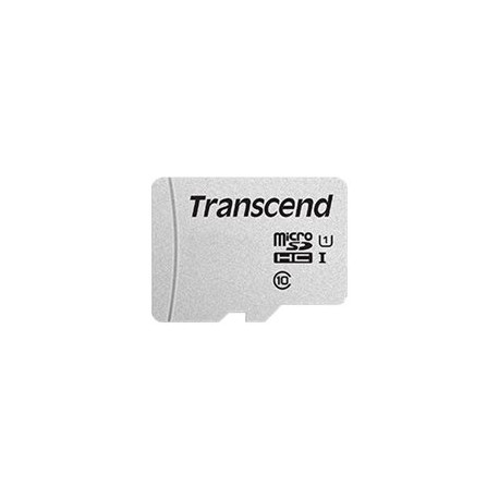 Transcend 300S - Scheda di memoria flash (adattatore in dotazione) - 16 GB - UHS-I U1 / Class10 - UHS-I microSDHC