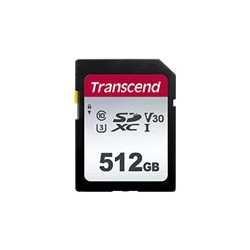 Transcend 300S - Scheda di memoria flash - 128 GB - Video Class V30 / UHS-I U3 / Class10 - UHS-I SDXC