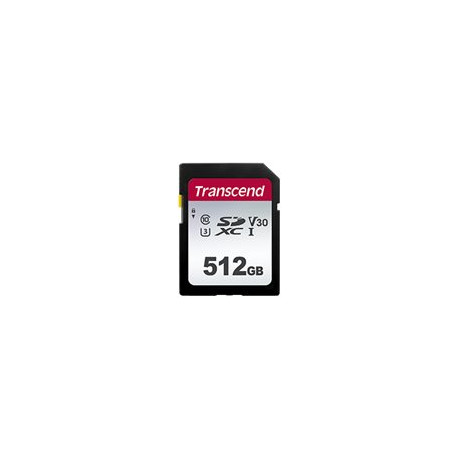 Transcend 300S - Scheda di memoria flash - 128 GB - Video Class V30 / UHS-I U3 / Class10 - UHS-I SDXC