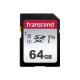 Transcend 300S - Scheda di memoria flash - 64 GB - Video Class V10 / UHS-I U1 / Class10 - UHS-I SDXC