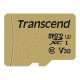 Transcend 500S - Scheda di memoria flash (adattatore da microSDXC a SD in dotazione) - 64 GB - Video Class V30 / UHS-I U3 / Cla