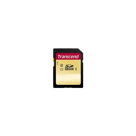 Transcend 500S - Scheda di memoria flash - 16 GB - UHS-I U1 / Class10 - UHS-I SDHC