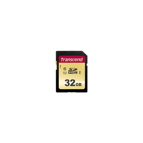 Transcend 500S - Scheda di memoria flash - 32 GB - UHS-I U1 / Class10 - UHS-I SDHC