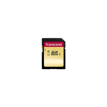 Transcend 500S - Scheda di memoria flash - 8 GB - UHS-I U1 / Class10 - UHS-I SDHC