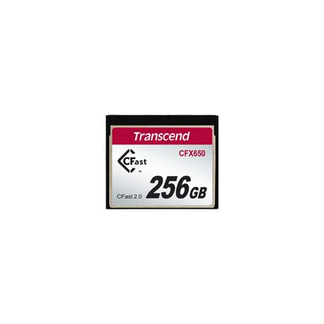 Transcend CFast 2.0 CFX650 - Scheda di memoria flash - 256 GB - CFast 2.0