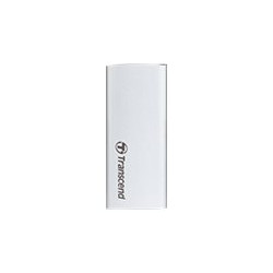 Transcend ESD240C - SSD - 240 GB - esterno (portatile) - M.2 - USB 3.1 Gen 2 (USB-C connettore) - argento