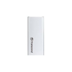 Transcend ESD240C - SSD - 480 GB - esterno (portatile) - M.2 - USB 3.1 Gen 2 (USB-C connettore) - argento