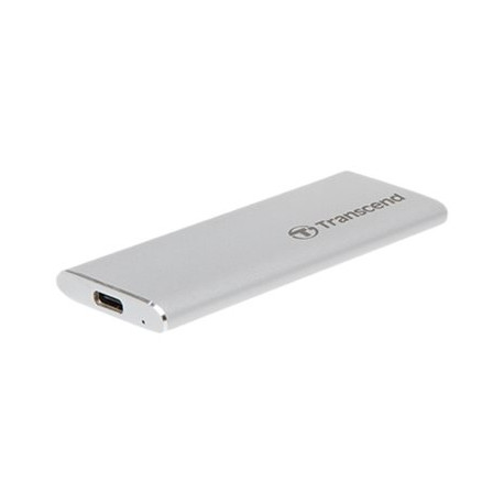 Transcend ESD260C - SSD - 1 TB - esterno (portatile) - USB 3.1 Gen 2 - argento