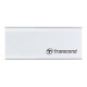 Transcend ESD260C - SSD - 250 GB - esterno (portatile) - USB 3.1 Gen 2 - argento