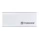 Transcend ESD260C - SSD - 500 GB - esterno (portatile) - USB 3.1 Gen 2 - argento