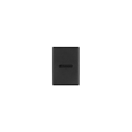 Transcend ESD270C - SSD - crittografato - 250 GB - esterno (portatile) - USB 3.1 Gen 2 (USB-C connettore) - 256 bit AES - nero