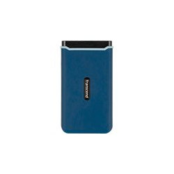 Transcend ESD370C - SSD - 1 TB - esterno (portatile) - USB 3.2 Gen 2 (USB-C connettore) - navy blue