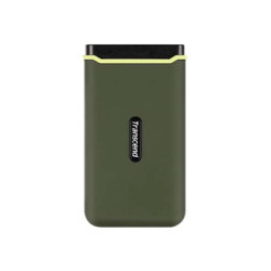 Transcend ESD380C - SSD - 2 TB - esterno (portatile) - USB 3.2 Gen 2x2 - verde militare