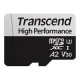 Transcend High Performance 330S - Scheda di memoria flash - 64 GB - A2 / Video Class V30 / UHS-I U3 - UHS-I microSDXC