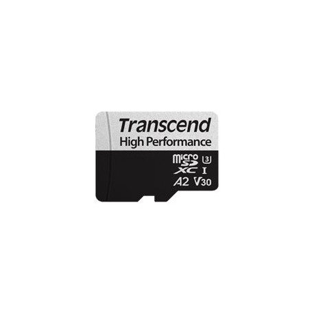 Transcend High Performance 330S - Scheda di memoria flash - 64 GB - A2 / Video Class V30 / UHS-I U3 - UHS-I microSDXC