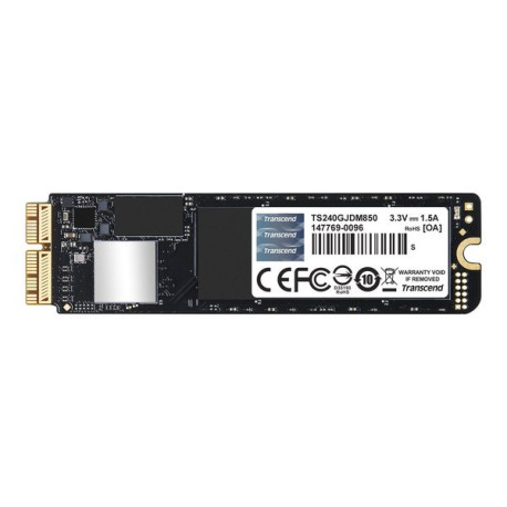 Transcend JetDrive 855 - SSD - 240 GB - esterno (portatile) - NVMe - Thunderbolt