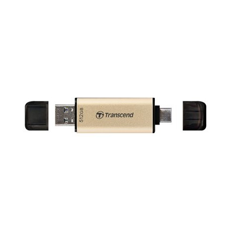 Transcend JetFlash 930C - Chiavetta USB - 512 GB - USB 3.2 Gen 1 / USB-C - oro