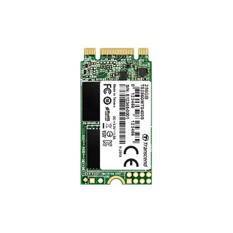 Transcend MTS430S - SSD - 128 GB - interno - M.2 2242 - SATA 6Gb/s - per Intel Next Unit of Computing 12