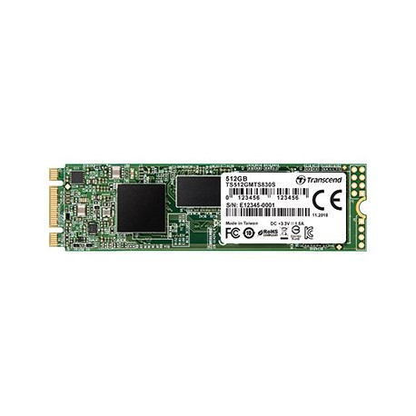 Transcend MTS830S - SSD - 512 GB - interno - M.2 2280 - SATA 6Gb/s