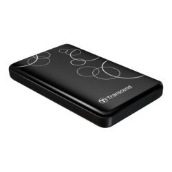 Transcend StoreJet 25A3 - HDD - 1 TB - esterno (portatile) - 2.5" - USB 3.0 - nero