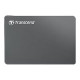 Transcend StoreJet 25C3 - HDD - 1 TB - esterno (portatile) - 2.5" - USB 3.0 - grigio ferro