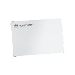 Transcend StoreJet 25C3S - HDD - 1 TB - esterno (portatile) - 2.5" - USB 3.1 Gen 1 (USB-C connettore) - argento