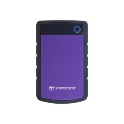 Transcend StoreJet 25H3P - HDD - 1 TB - esterno (portatile) - 2.5" - USB 3.0 - 5400 rpm - buffer: 8 MB - porpora brillante