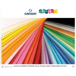 CF25Foglio COLORLINE 50x70cm 220g BIANCO