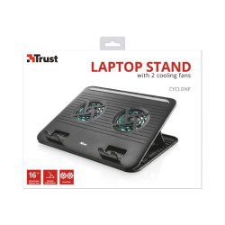 Trust Cyclone Notebook Cooling Stand - Supporto notebook - con ventola di raffreddamento