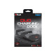 Trust GXT 235 Duo Charging Dock - Base di ricarica - 2 connettori di uscita (Micro-USB Tipo B) - sul cavo: Micro-USB - per Sony