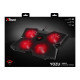 Trust GXT 278 - Supporto notebook - con 4 ventole di raffreddamento - 17.3"