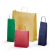 CF25SHOPPER 16X8X21 TINTA UNITA ASSORTITI VERDE SCURO BLU ROSSO RUBINO ORO E ARGENTO