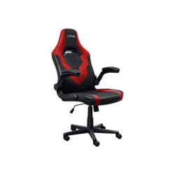 Trust GXT 703R RIYE - Sedia da gaming - braccioli - a "L" - inclinazione - girevole - tessuto elasticizzato, Pelle PU (poliuret