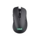 Trust GXT 923 Ybar - Mouse - da gaming - per destrorsi - 6 pulsanti - senza fili - 2.4 GHz - ricevitore wireless USB - nero