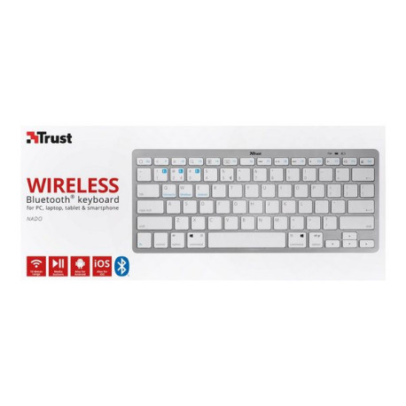 Trust Nado - Tastiera - senza fili - Bluetooth 4.0 - QWERTY - italiana