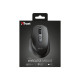 Trust Ozaa - Mouse - ergonomico - 6 pulsanti - senza fili - ricevitore wireless USB - nero